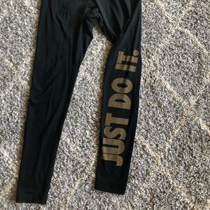 Full length, high rise, Nike Pro leggings